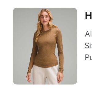 Lululemon Hold Tight Ribbed longsleeve (Allspice)